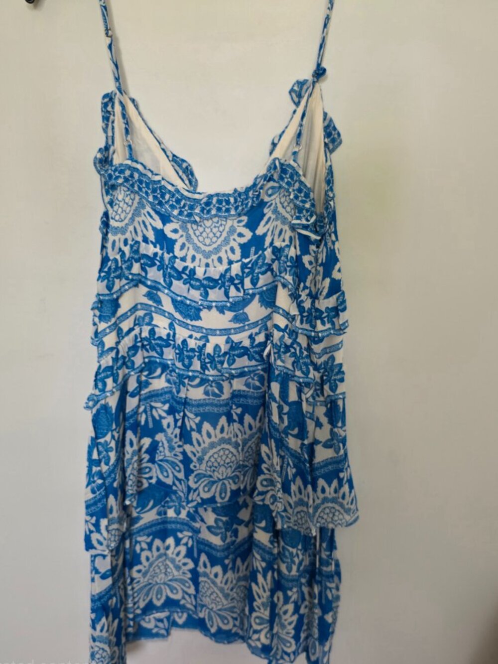 NWT Boho Chelsea & Violet Blue Mini Sundress | Juniors L - Picture 6 of 6